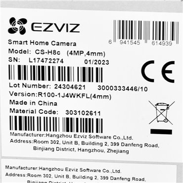 EZVIZ H8C 4 MP 2K IP Camera