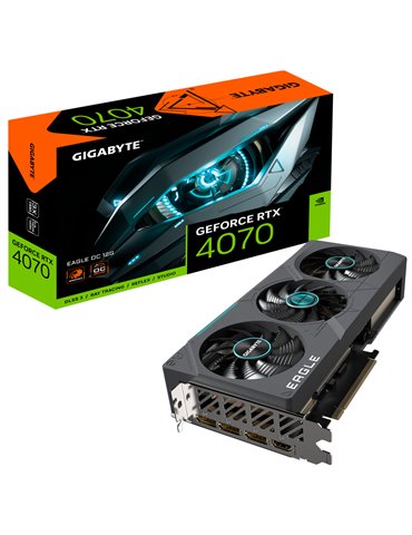 Gigabyte GV-N4070EAGLE OC-12GD grafikkort NVIDIA GeForce RTX 4070 12 GB GDDR6X