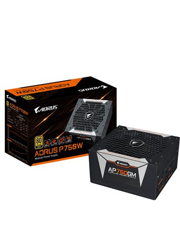 Gigabyte AP750GM strömförsörjningsenheter 750 W 20+4 pin ATX ATX Svart