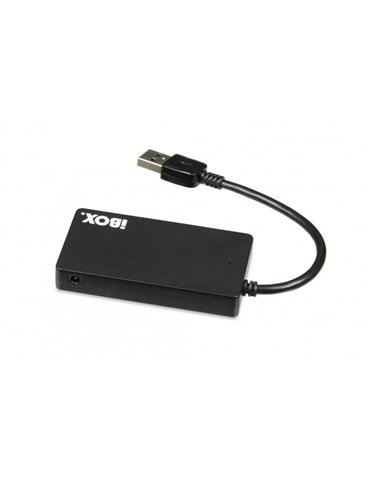 iBox IUH3F56 gränssnittshubbar USB 3.2 Gen 1 (3.1 Gen 1) Type-A 5000 Mbit/s Svart