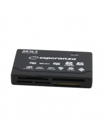 Esperanza EA119 kortläsare USB 2.0 Svart