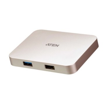 Aten USB-C 4K Ultra Mini Dock with Power Pass-through USB 3.0 (3.1 Gen 1) ports quantity 1 USB 2.0 ports quantity 1 HDMI ports q