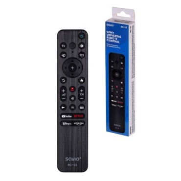 Savio universal remote control/replacement for Sony TV, SMART TV, RC-13