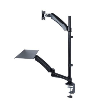 Maclean Monitor and Keyboard Mount, for Standing Up Work, MC-681
