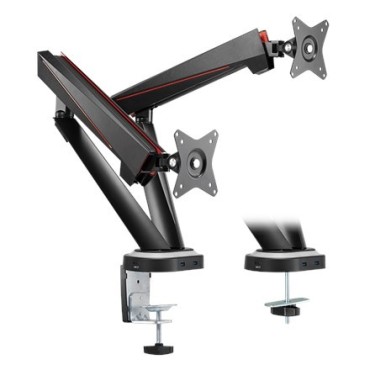 Logilink | Desk Mount | Tilt, swivel, level adjustment, rotate | 17-32 " | Maximum weight (capacity) 8 kg | Black/Red