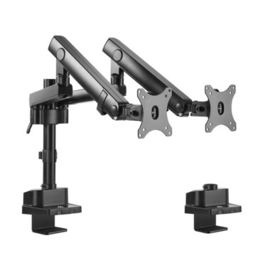 Desk Holder for 2 LCD LED Monitors Maclean MC-812 17-32" 2x8kg, Vesa 75x75 and 100x100