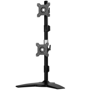 SilverStone SST-ARM24BS - Vertical Dual Monitor Arm - black