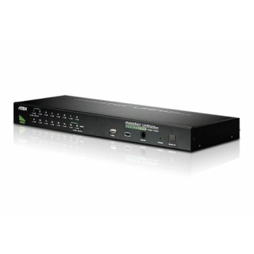 ATEN 16-Port USB - PS/2 VGA KVM Switch with USB Peripheral port