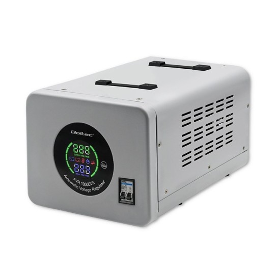Qoltec 50727 Automatic Voltage Stabilizer AVR 10000VA Qoltec 50727 Automatic Voltage Stabilizer AVR 10000VA
