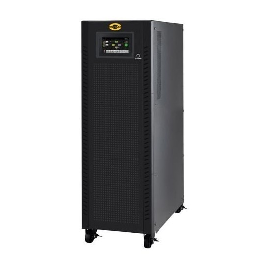 ORVALDI V10K 3F / 3F ON-LINE 10KVA / 10KW emergency power supply with battery 5 min. and a 4.3 "touch panel ORVALDI V10K 3F / 3F ON-LINE 10KVA / 10KW emergency power supply with battery 5 min. and a 4.3 "touch panel