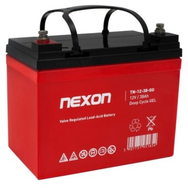 NEXON GEL BATTERY 12V 38AH LONG LIFE 12L