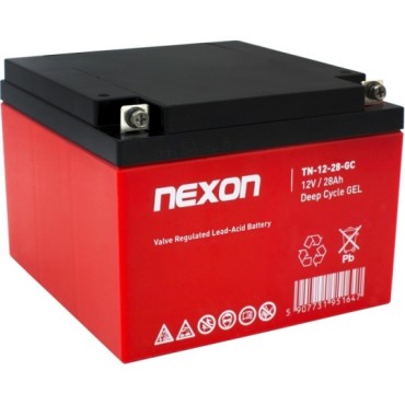 NEXON GEL BATTERY 12V 28AH LONG LIFE 12L