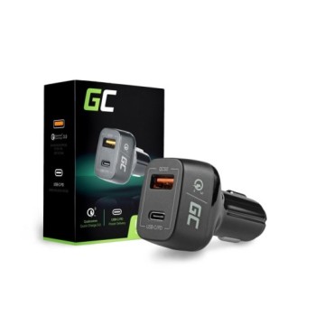 Green Cell CAD33 mobile device charger Black Indoor