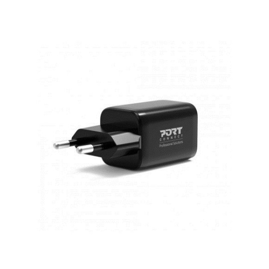 Port Designs 900105-EU mobile device charger Black Indoor