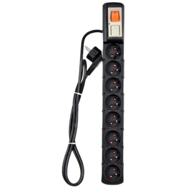 HSK DATA acar S8 PRO 8 AC outlet(s) 230 V Black 1.5 m