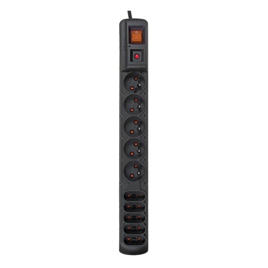 HSK DATA ALP-ACARS10---0N power extension 1.5 m 5 AC outlet(s) Indoor Black HSK DATA ALP-ACARS10---0N power extension 1.5 m 5 AC outlet(s) Indoor Black