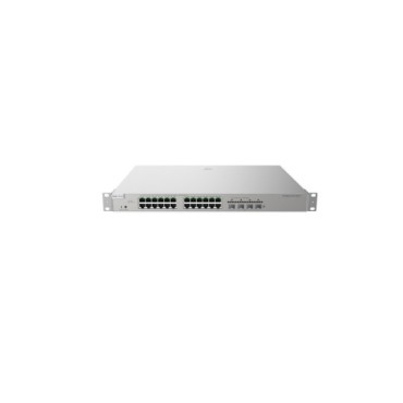 Reyee Managed Switch | L3 | 24 x 1Gbit + 4 x 10Gbit SFP+ Uplink Ports | 24 PoE/PoE+ ports (370W max) | Rack