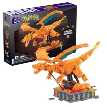 MEGA POKEMON MECHANICAL CHARIZARD WITH MOTION HMW05 BRICKS SET