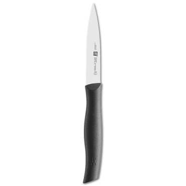 Zwilling Fruit & Vegetable Knife Twin Grip - 10 cm, Black