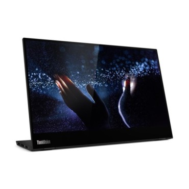 Lenovo M14t LED display 35.6 cm (14") 1920 x 1080 pixels Full HD Touchscreen Black