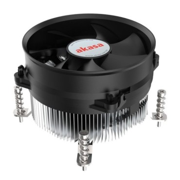 Akasa AK-CC6607EP01 Low Profile CPU Cooler - Socket LGA 1700, 64.5mm Height