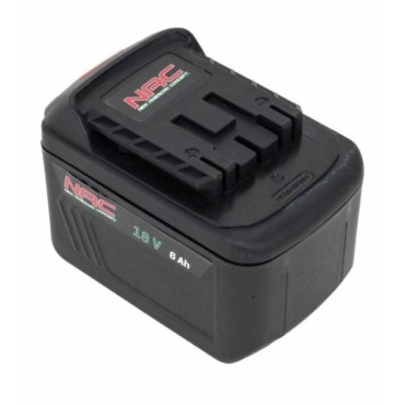 NAC BATTERY 18V B18-60-S 6.0Ah