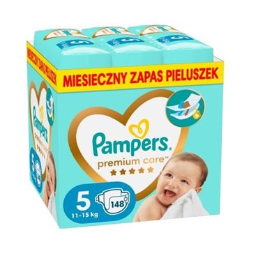 Pampers Premium Protection Size 5  Nappy x148  11kg-16kg