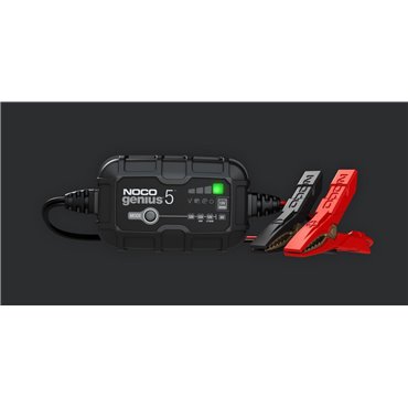 NOCO GENIUS5 5A Battery charger for 6V/12V batteries with maintenance and desulphurisation function