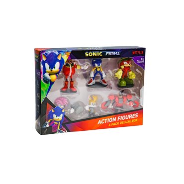 P.M.I. Kids World SONIC PRIME - FIGURKA AKCJI - ZESTAW 6 FIGUREK [DELUXE BOX]