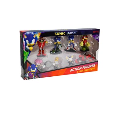 P.M.I. Kids World SONIC PRIME - FIGURKA AKCJI - ZESTAW 8 FIGUREK [DELUXE BOX]