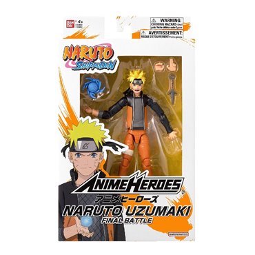 Bandai ANIME HEROES NERUTO - NARUTO UZUMAKI FINAL BATTLE