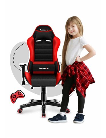 huzaro Gaming chair for children Huzaro HZ-Ranger 6.0 Red Mesh  black and red HZ-Ranger 6.0 Red Mesh