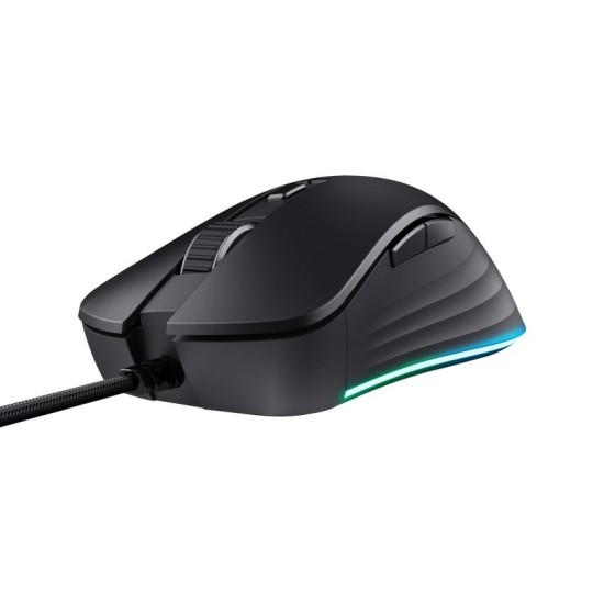 Trust GXT924 YBAR+ datormöss högerhand USB Type-A Optisk 25600 DPI