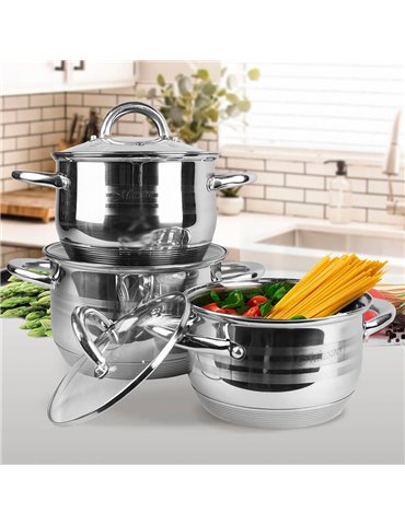 Maestro MR-3513-6L A set of pots of 6 elements MR-3513-6L