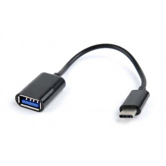 Gembird AB-OTG-CMAF2-01 USB-kablar 0,2 m USB C USB A Svart
