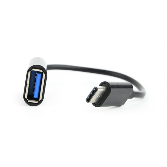 Gembird AB-OTG-CMAF2-01 USB-kablar 0,2 m USB C USB A Svart