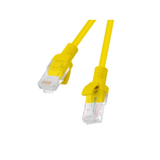 Lanberg PCU5-10CC-0100-Y nätverkskablar Gul 1 m Cat5e U/UTP (UTP)