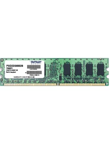 Patriot Memory 2GB PC2-6400 RAM-minnen 1 x 2 GB DDR2 800 MHz