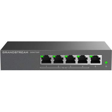 Grandstream Networks GWN 7700P 5xGbE  4xPOE  unmanaged switch