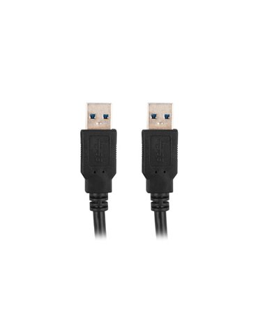 Lanberg CA-USBA-30CU-0018-BK USB-kablar 1,8 m USB 3.2 Gen 1 (3.1 Gen 1) Svart