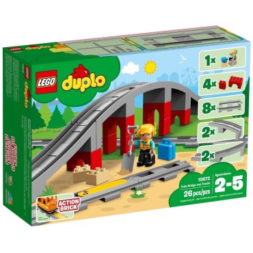 LEGO DUPLO 10872 TRAIN BRIDGE AND TRACKS