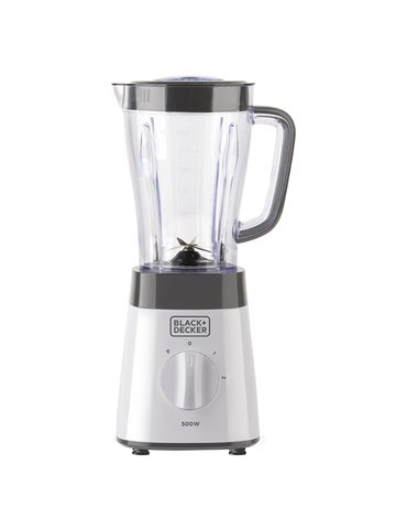 Black & Decker Jar Blender 500W White