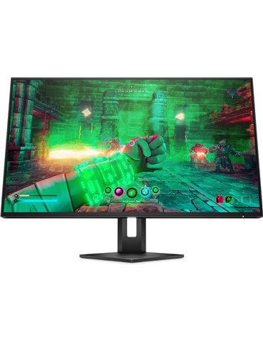 HP OMEN 27u 4K 144Hz HDR IPS platta pc-skärmar 68,6 cm (27") 3840 x 2160 pixlar 4K Ultra HD LCD Grå