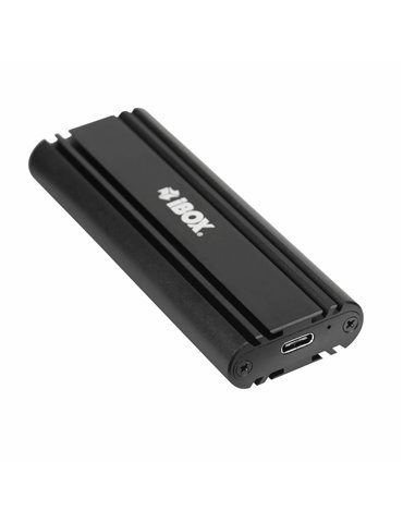 iBox HD-07 SSD-inkapsling Svart M.2