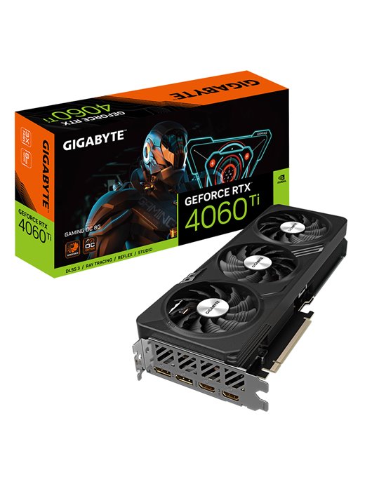 Gigabyte GeForce RTX 4060 Ti GAMING OC 8G NVIDIA GeForce RTX 4060 Ti 8 GB GDDR6 Gigabyte GeForce RTX 4060 Ti GAMING OC 8G NVIDIA GeForce RTX 4060 Ti 8 GB GDDR6