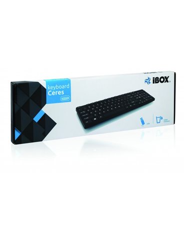 iBox IKCHK501 tangentbord USB Svart