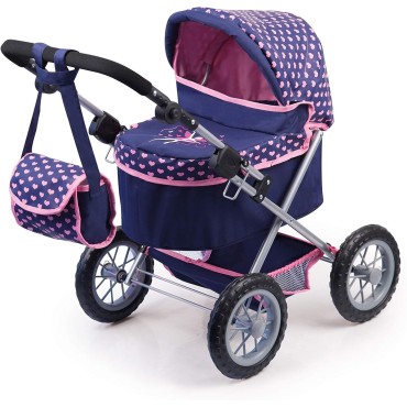 bayer Doll pram BAYER Design 13052AA Trendy deep Garnet  Purple