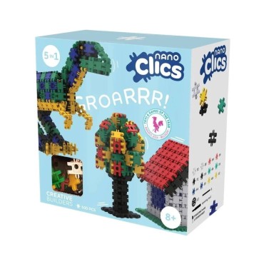 Building blocks Nano Clics - Creative builders - 500 elements (NC003)