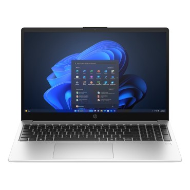 HP 250R G10 Intel Core 5 120U Laptop 39.6 cm (15.6") Full HD 16 GB DDR4-SDRAM 512 GB SSD Wi-Fi 6 (802.11ax) Windows 11 Home Silv