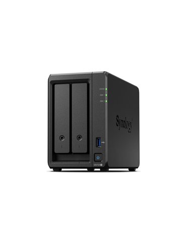 Synology DiskStation DS723+ NAS- & lagringsservrar Tower Nätverksansluten (Ethernet) Svart R1600